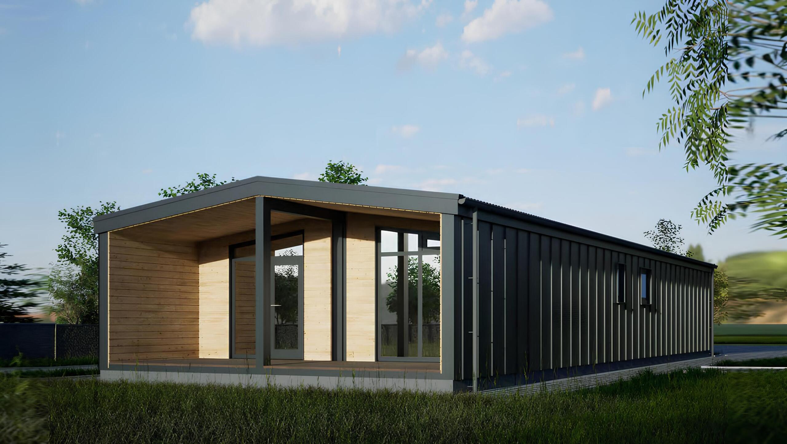 Modulhaus 115 m² — Außenansicht