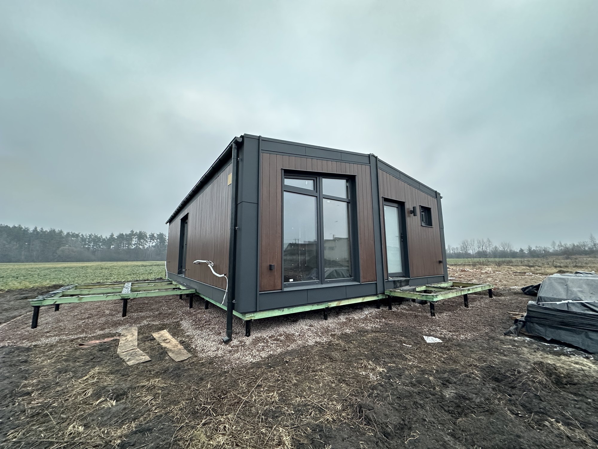 Seitenansicht desselben Hauses